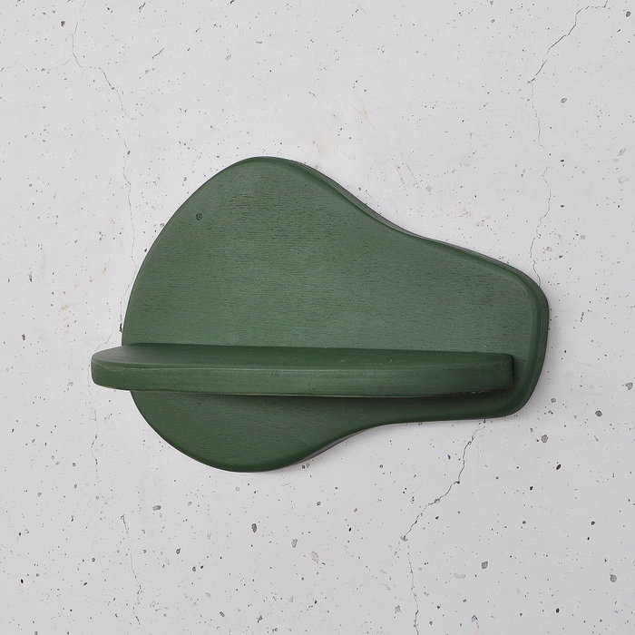 Hanah Home Meh220 Estantería de Pared de Madera Verde